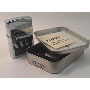The Beatles Chrome Zippo Lighter NEW Vintage 1997